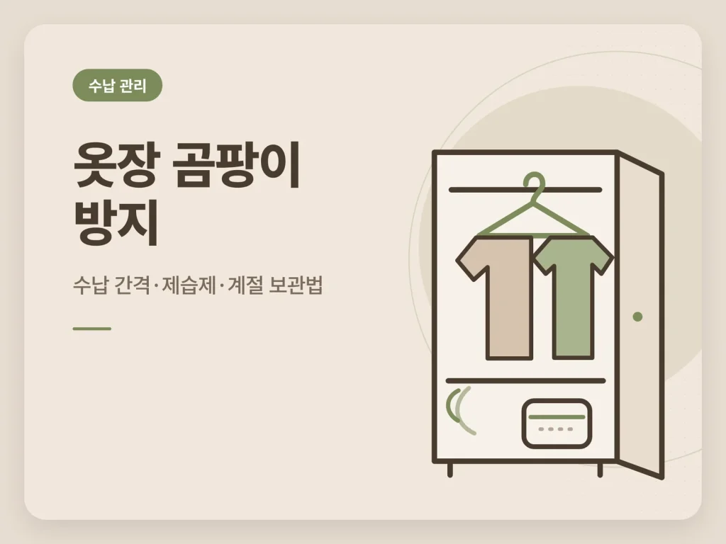 옷장 곰팡이 방지 가이드 썸네일